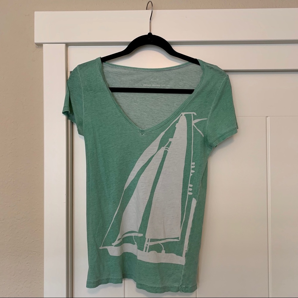 J. Crew Women’s Vintage Sailboat T shirt size S